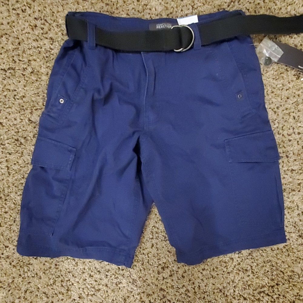 Kenneth Cole Reaction Shorts, Belted Cargo